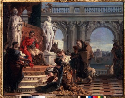 Mecenate presenta le arti ad Augusto da Giovanni Battista Tiepolo