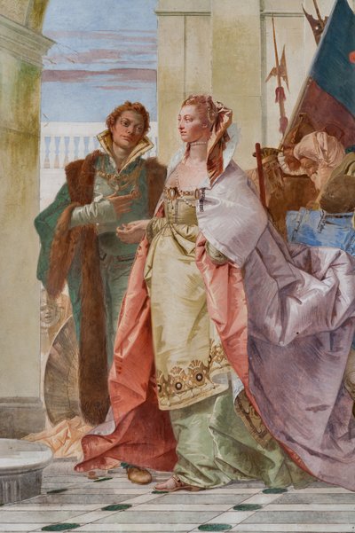 Magnanimità di Scipione Africano (dettaglio) da Giovanni Battista Tiepolo