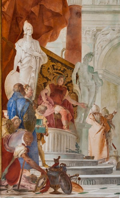 Magnanimità di Scipione Africano (dettaglio) da Giovanni Battista Tiepolo