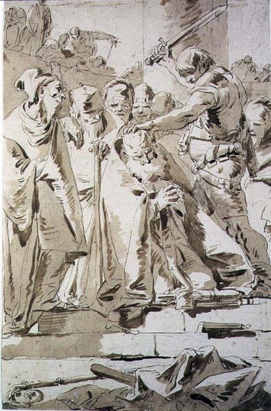 La decapitazione di un vescovo da Giovanni Battista Tiepolo