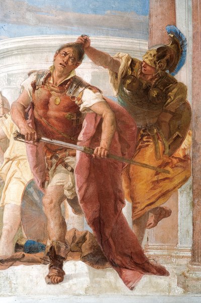 (dettaglio) Minerva trattiene Achille dall