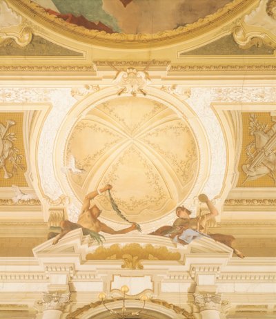 Dettaglio di affreschi sul soffitto della sala da ballo, Villa Pisani, Stra, Venezia da Giovanni Battista Tiepolo