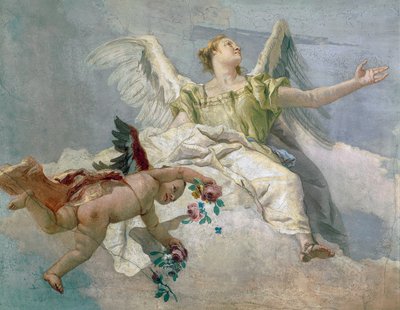Gloria degli angeli (dettaglio) da Giovanni Battista Tiepolo
