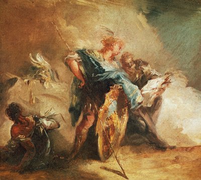 Minerva che detta le leggi da Giovanni Battista Tiepolo