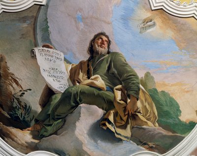 Il profeta Ezechiele, (dettaglio) da Giovanni Battista Tiepolo
