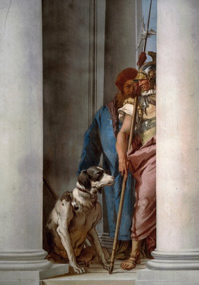 Ulisse e il suo cane Argo da Giovanni Battista Tiepolo