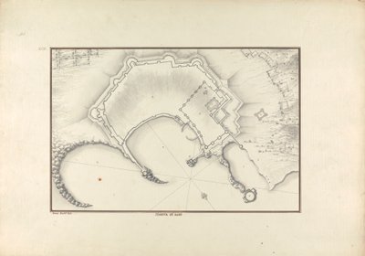 Pianta di Rodi da Giovanni Battista Borra