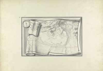 Piano delle rovine di Sardi con vestigia di edifici antichi ancora esistenti nel 1750, c.1750 da Giovanni Battista Borra
