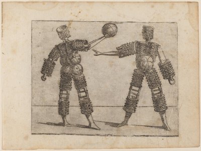 Da "Bizzarie di varie figure" da Giovanni Battista Bracelli