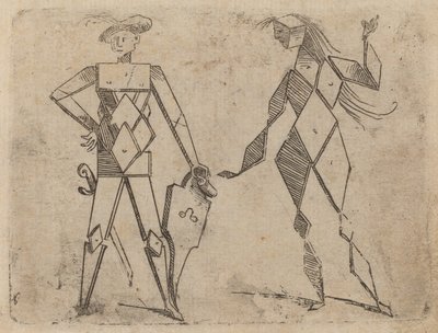 Da "Bizzarie di varie figure" da Giovanni Battista Bracelli