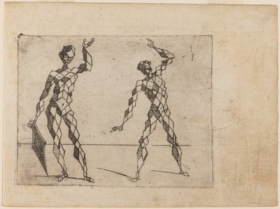 Da "Bizzarie di varie figure" da Giovanni Battista Bracelli
