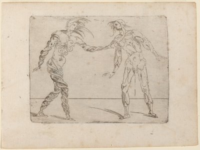Da "Bizzarie di varie figure" da Giovanni Battista Bracelli