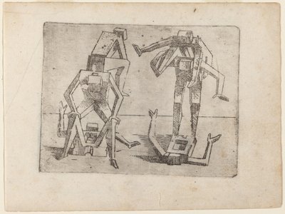 Da "Bizzarie di varie figure" da Giovanni Battista Bracelli