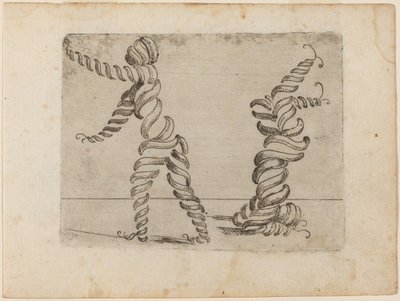 Da "Bizzarie di varie figure" da Giovanni Battista Bracelli