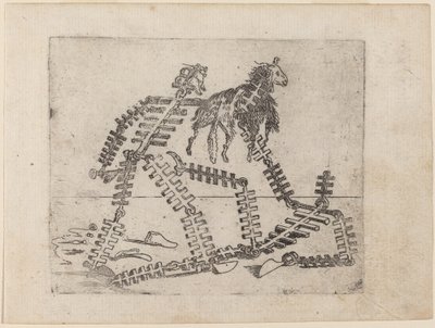 Da "Bizzarie di varie figure" da Giovanni Battista Bracelli