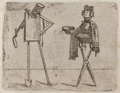 Da "Bizzarie di varie figure" da Giovanni Battista Bracelli