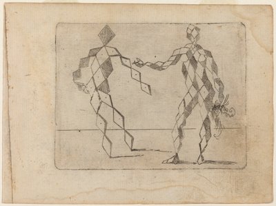 Da "Bizzarie di varie Figure" da Giovanni Battista Bracelli