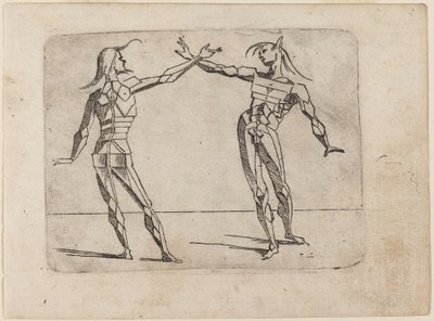 Da "Bizzarie di varie Figure" da Giovanni Battista Bracelli