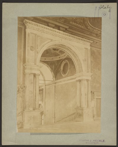 Venezia - Porta Nella Scuola S. Rocco - Vestibolo da Giovanni Battista Brusa