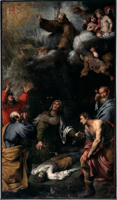 Miracolo di San Bernardino da Siena da Giovanni Battista Carlone