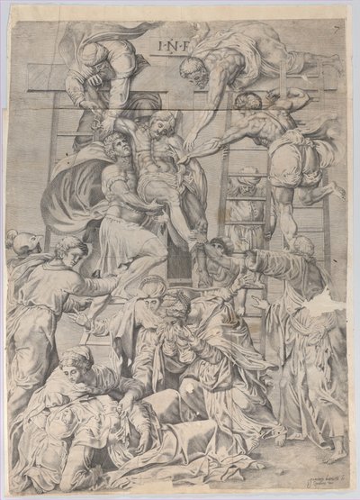 La Discesa dalla Croce da Giovanni Battista Cavalieri