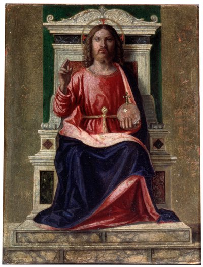 Cristo in trono, Salvatore del Mondo, c1505 da Giovanni Battista Cima da Conegliano