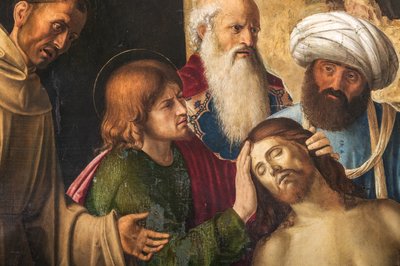Compianto su Cristo (dettaglio) da Giovanni Battista Cima da Conegliano