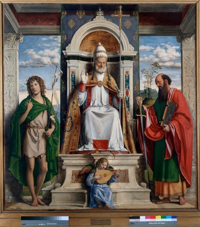 San Pietro in trono con San Giovanni Battista e San Paolo da Giovanni Battista Cima da Conegliano
