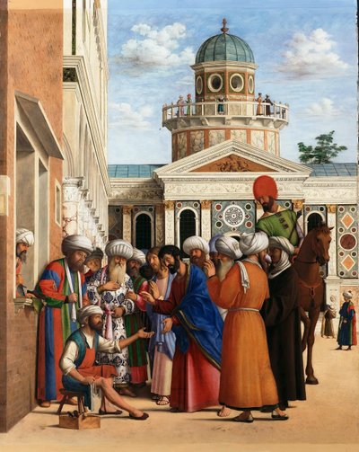 La guarigione di Anianus da parte di San Marco, c. 1497 da Giovanni Battista Cima da Conegliano