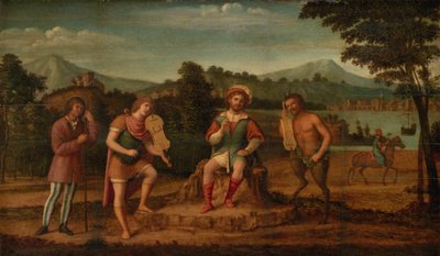 Il Giudizio di Mida. La Gara Musicale tra Apollo e Marsia da Giovanni Battista Cima da Conegliano