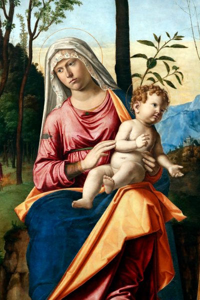 Vergine con Bambino e i santi Girolamo e Luigi di Tolosa da Giovanni Battista Cima da Conegliano