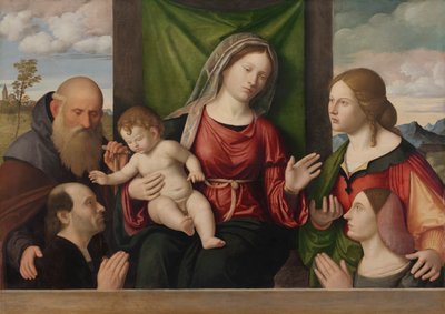 Madonna col Bambino, Santi e Donatori da Giovanni Battista Cima da Conegliano