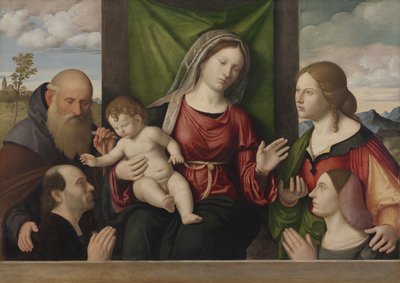 Vergine col Bambino con santi e donatori da Giovanni Battista Cima da Conegliano