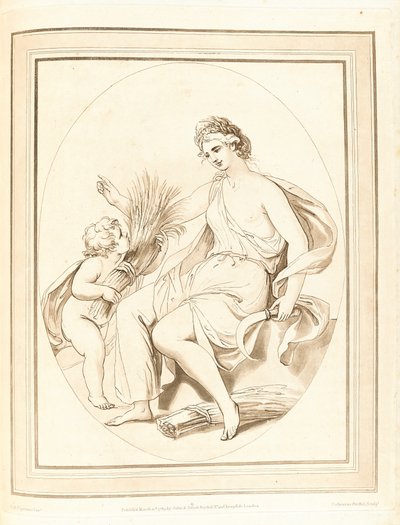 Una raccolta di stampe dai disegni e schizzi del celebre Giovanni Battista Cipriani, Esqr R.A. da Giovanni Battista Cipriani