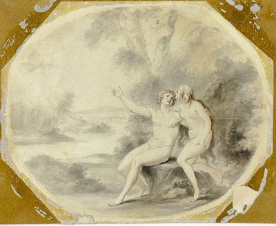 Adamo ed Eva in Paradiso da Giovanni Battista Cipriani