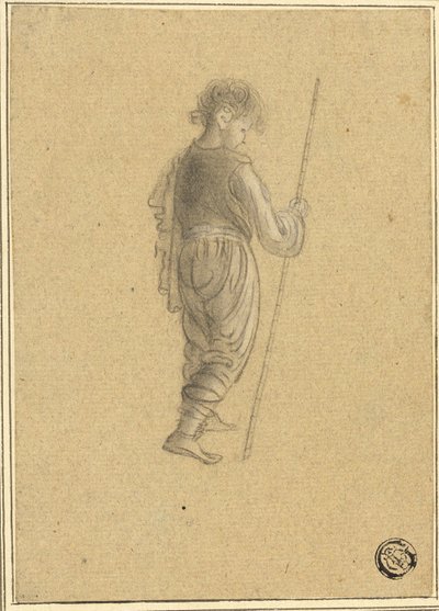 Ragazzo con bastone da Giovanni Battista Cipriani