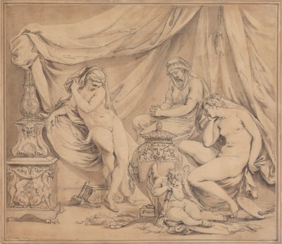 Progetto per un monumento alla memoria di Michelangelo da Giovanni Battista Cipriani