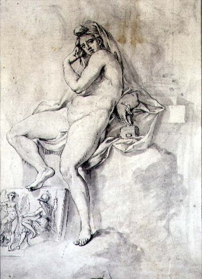 Personificazione femminile della scultura, c.1770 da Giovanni Battista Cipriani