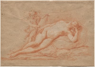 Nudo reclinato con Cupido da Giovanni Battista Cipriani