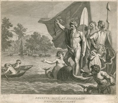 Ballo della Regata ai Giardini di Ranelagh, Millbank, Londra, 23 giugno 1775 da Giovanni Battista Cipriani