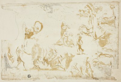 Schizzi di soggetti mitologici da Giovanni Battista Cipriani