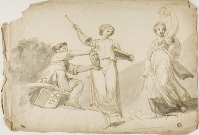 Talia, Clio e Melpomene da Giovanni Battista Cipriani