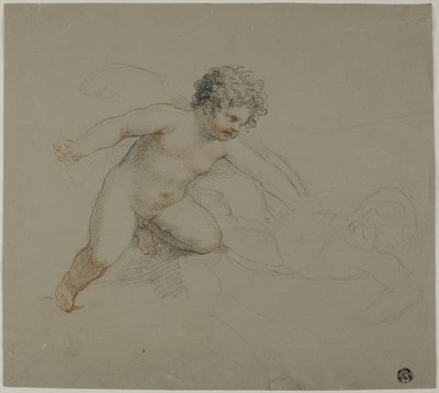 Due putti in lotta da Giovanni Battista Cipriani