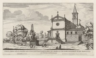 Chiesa dedicata a S. Pietro Apostolo (Chiesa di San Pietro in Montorio) da Giovanni Battista Falda