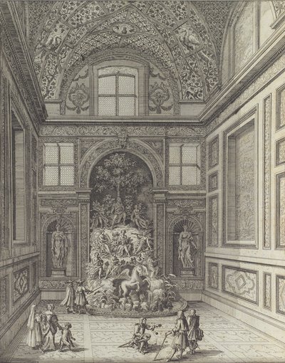 Stanza de Venti nel Teatro di Belvedere di Frascati da Giovanni Battista Falda