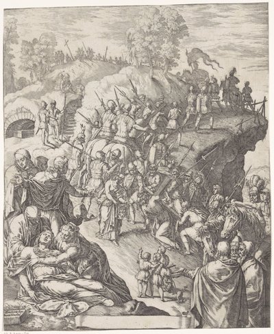 La crocifissione da Giovanni Battista Fontana