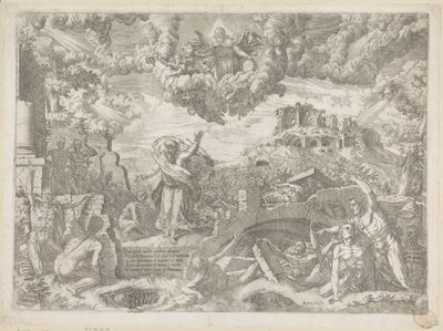 La visione di Ezechiele da Giovanni Battista Fontana