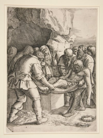 La sepoltura da Giovanni Battista Franco (called Il Semolei)