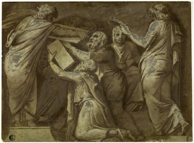 Numa Pompilio dà le leggi ai Romani da Giovanni Battista Galestruzzi