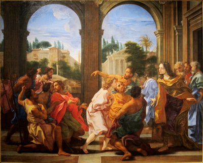 Giuseppe riconosciuto dai suoi fratelli da Giovanni Battista Gaulli